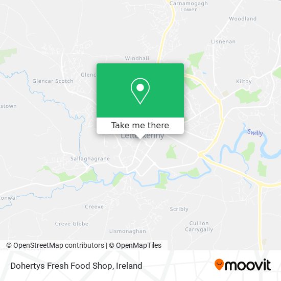 Dohertys Fresh Food Shop map