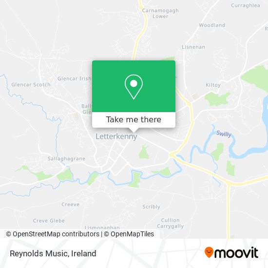 Reynolds Music map