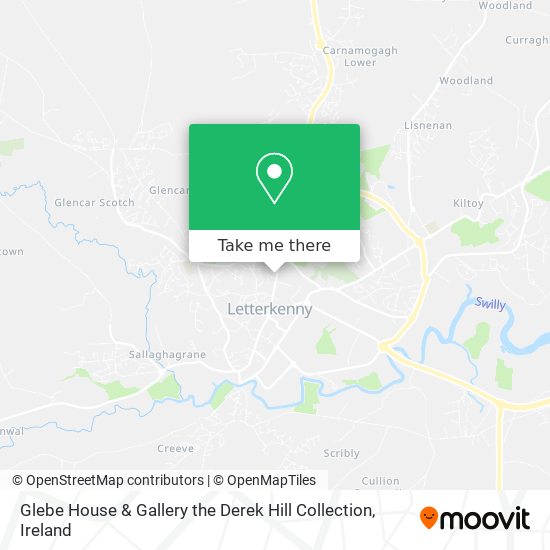 Glebe House & Gallery the Derek Hill Collection map