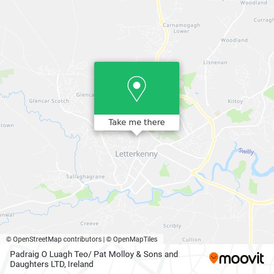 Padraig O Luagh Teo/ Pat Molloy & Sons and Daughters LTD map