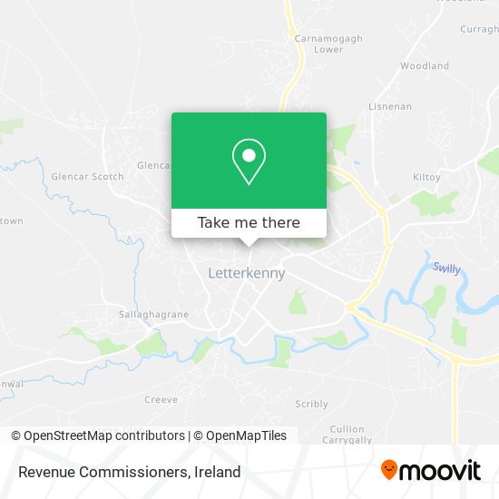 Revenue Commissioners map