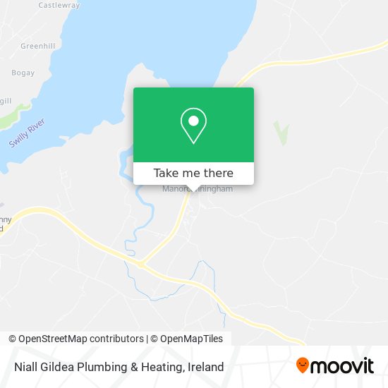 Niall Gildea Plumbing & Heating map