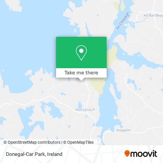 Donegal-Car Park map