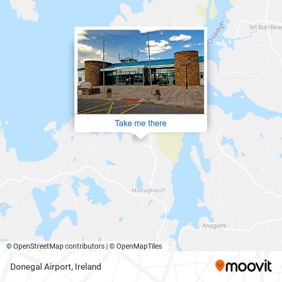 Donegal Airport map