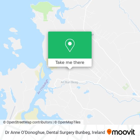 Dr Anne O'Donoghue, Dental Surgery Bunbeg plan