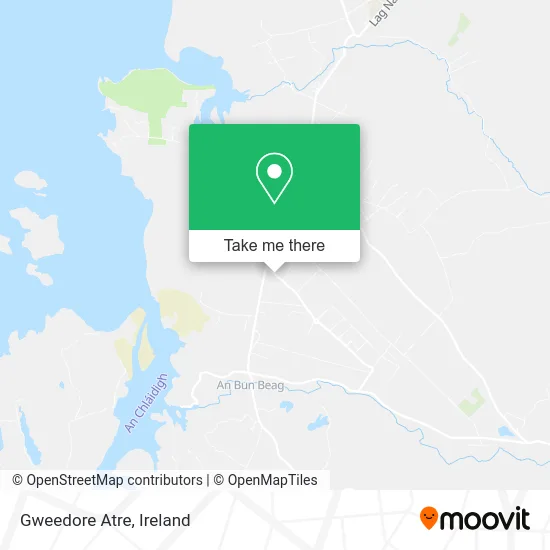 Gweedore Atre map