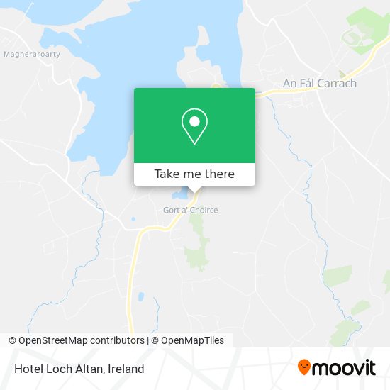 Hotel Loch Altan map