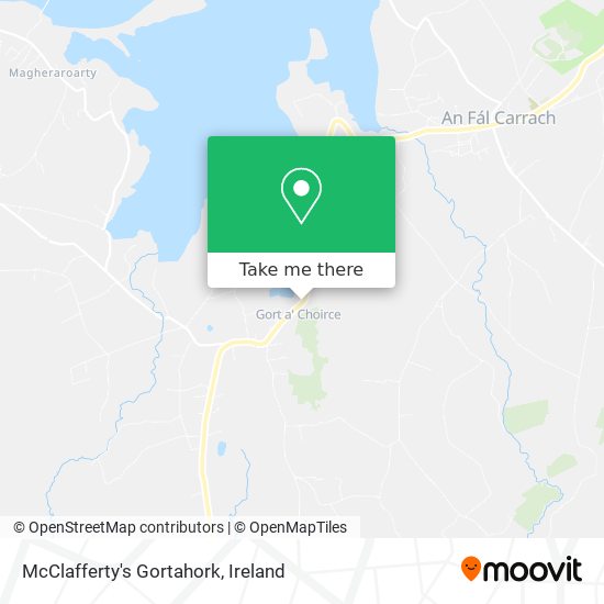 McClafferty's Gortahork map
