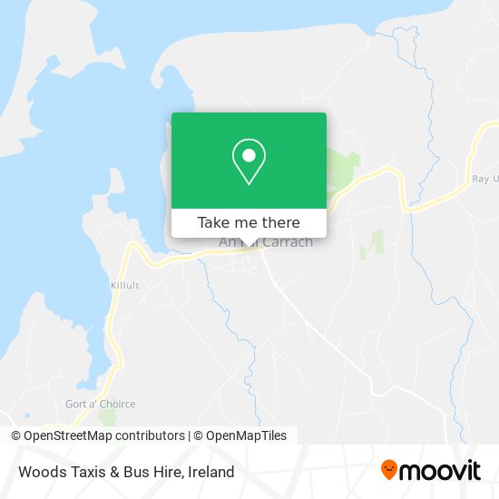 Woods Taxis & Bus Hire map