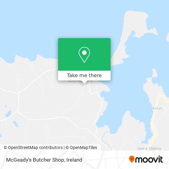 McGeady's Butcher Shop map