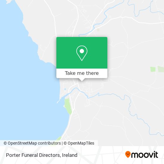 Porter Funeral Directors map