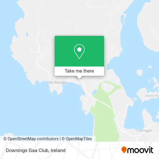 Downings Gaa Club map
