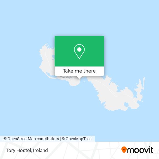 Tory Hostel map