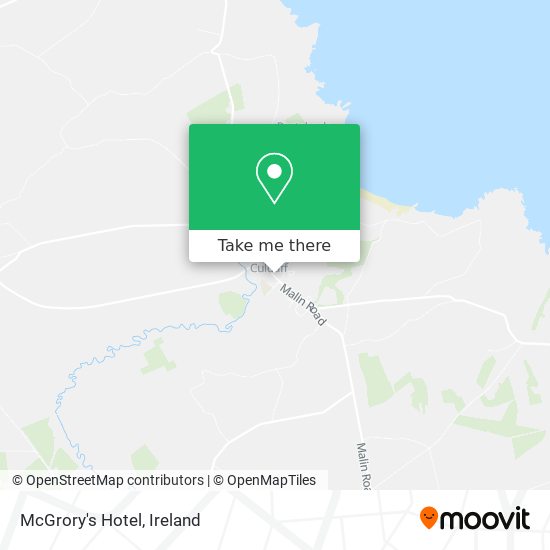 McGrory's Hotel map