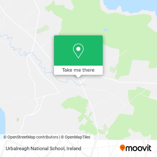 Urbalreagh National School map
