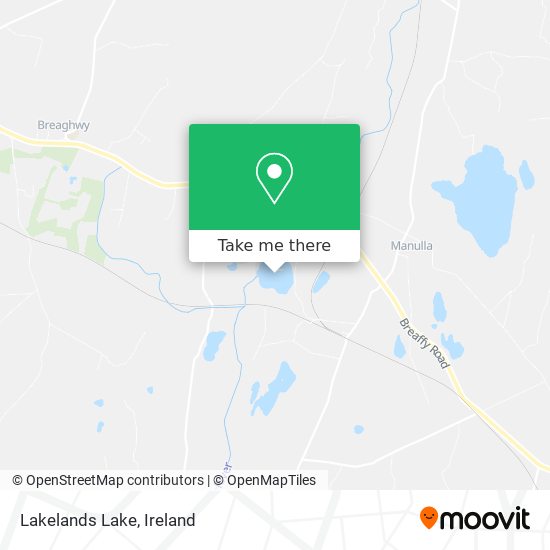 Lakelands Lake map