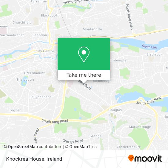 Knockrea House map