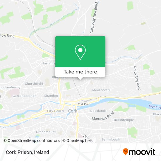 Cork Prison map