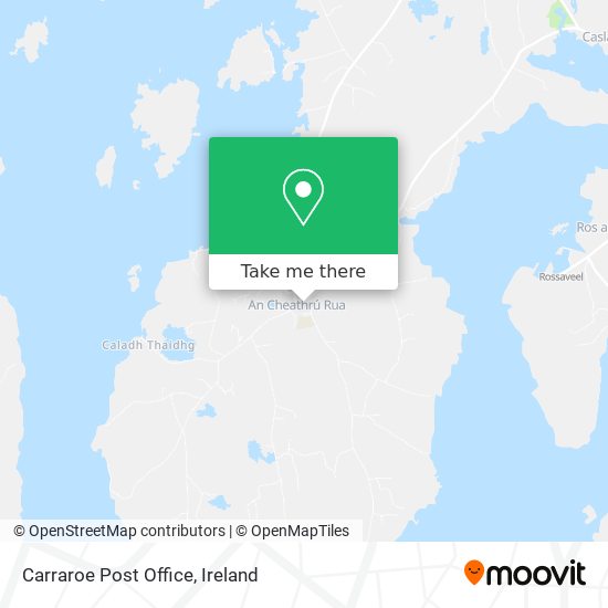 Carraroe Post Office plan