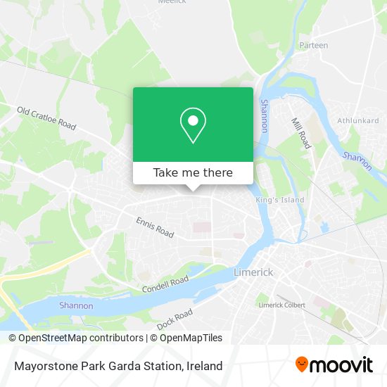 Mayorstone Park Garda Station map