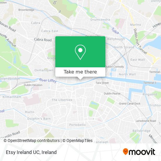 Etsy Ireland UC map