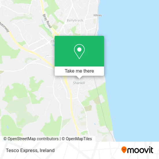 Tesco Express map