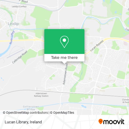 Lucan Library map