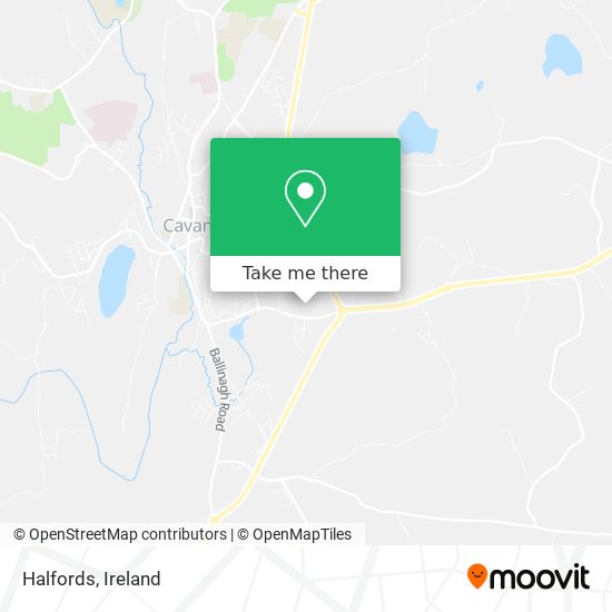 Halfords map