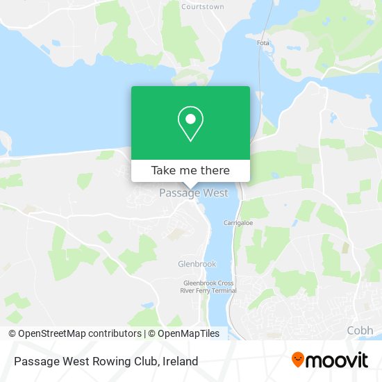 Passage West Rowing Club map