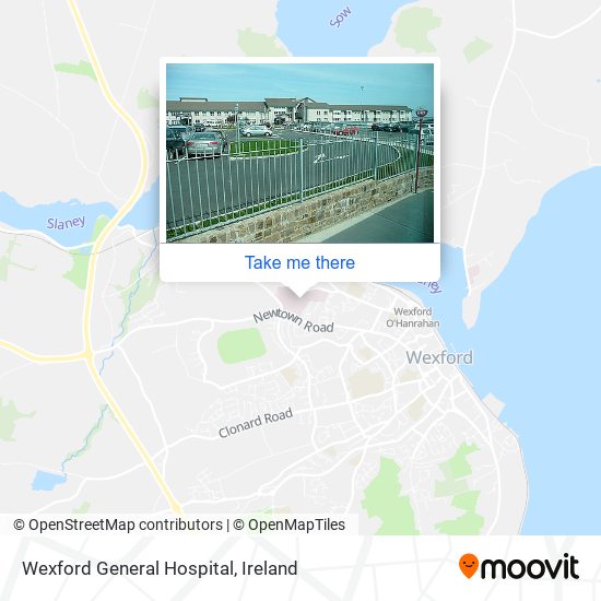 Wexford General Hospital map