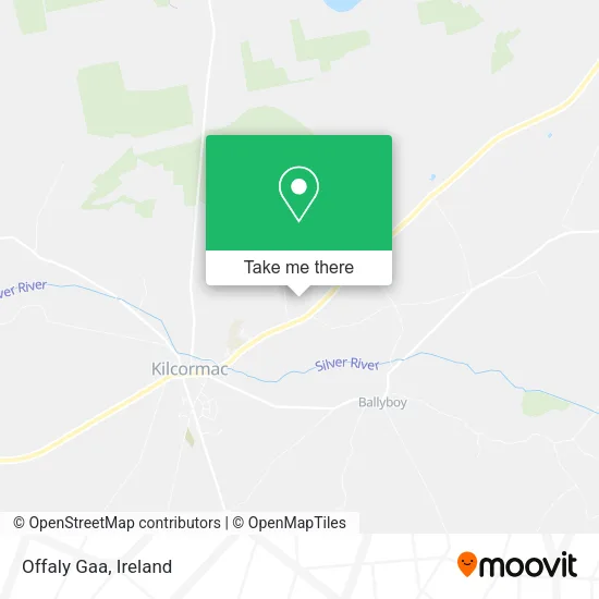 Offaly Gaa map