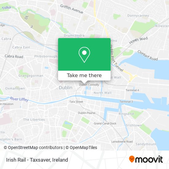 Irish Rail - Taxsaver map