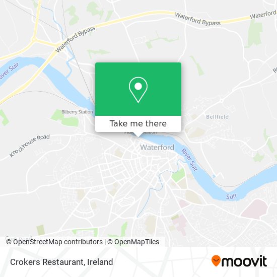 Crokers Restaurant map