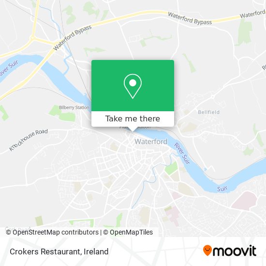 Crokers Restaurant plan