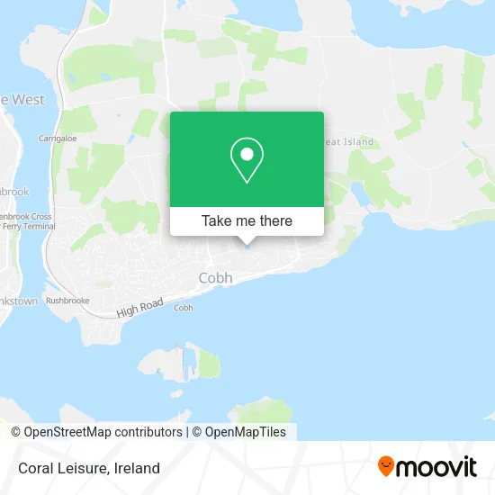 Coral Leisure map