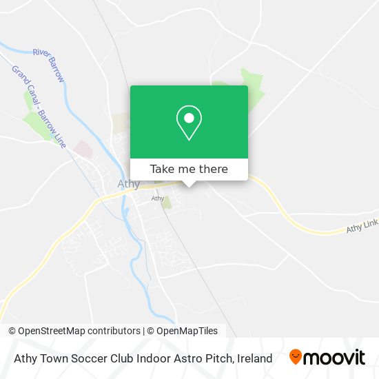 Athy Town Soccer Club Indoor Astro Pitch map
