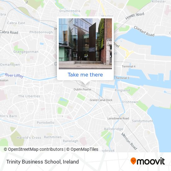 Trinity Business School map