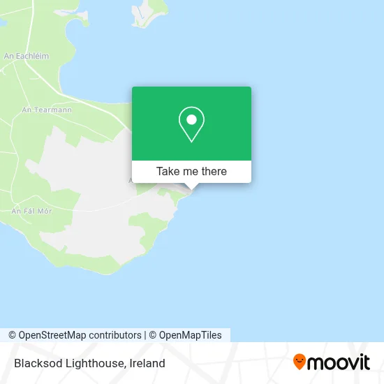 Blacksod Lighthouse map
