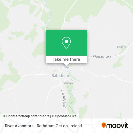 River Avonmore - Rathdrum Get on plan