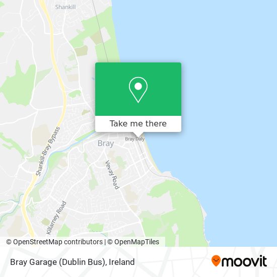 Bray Garage (Dublin Bus) map