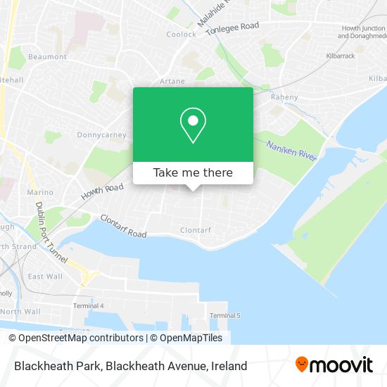 Blackheath Park, Blackheath Avenue map