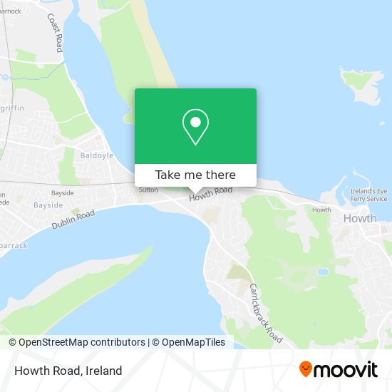 Howth Road map