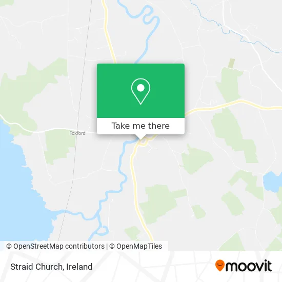 Straid Church map