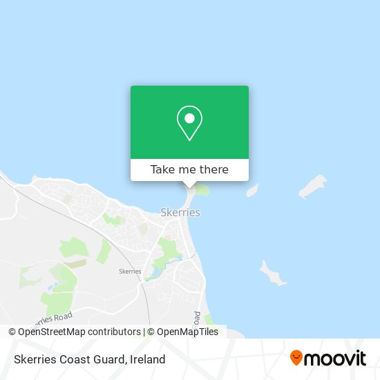 Skerries Coast Guard map