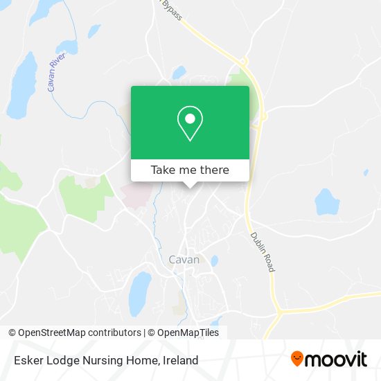 Esker Lodge Nursing Home map