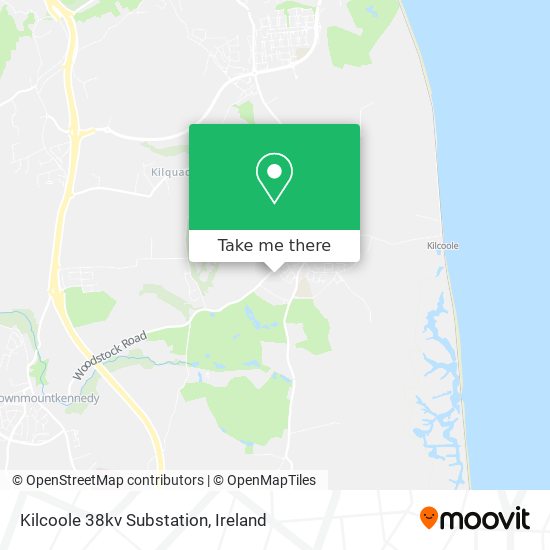 Kilcoole 38kv Substation map