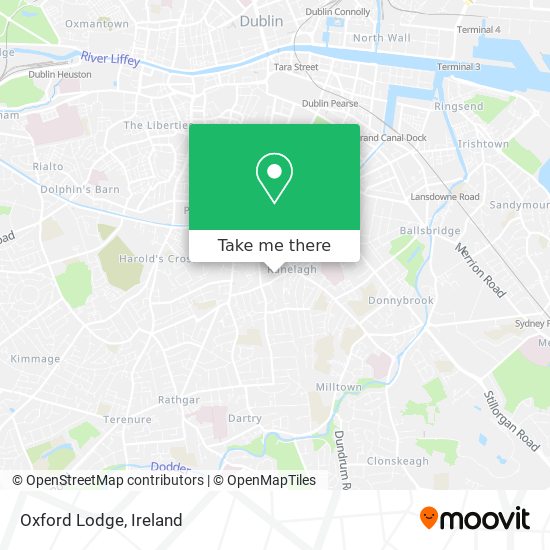 Oxford Lodge map