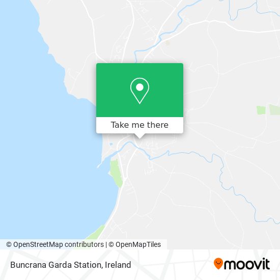 Buncrana Garda Station map