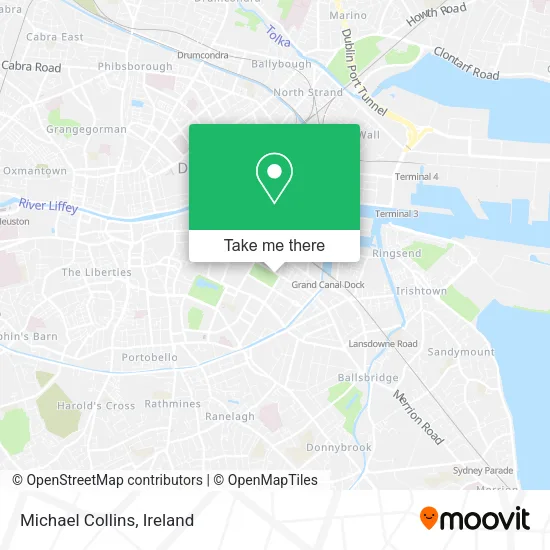 Michael Collins map