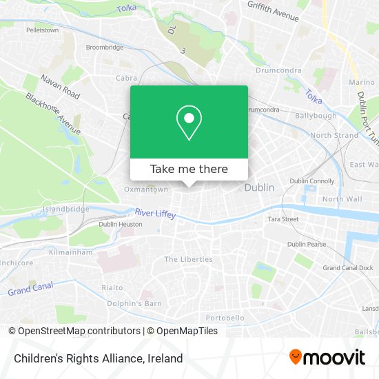 Children's Rights Alliance map